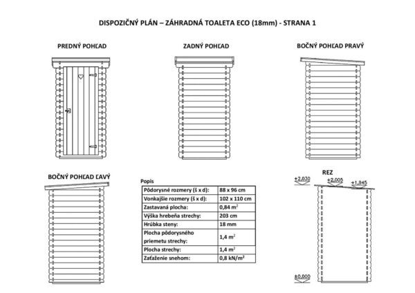 Zahradní toaleta ECO - Image 3